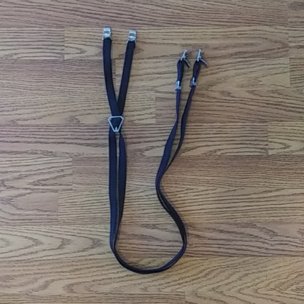 Uniqlo black suspenders